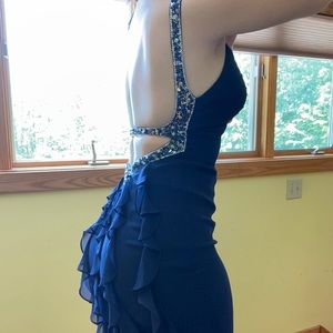 Blue gown